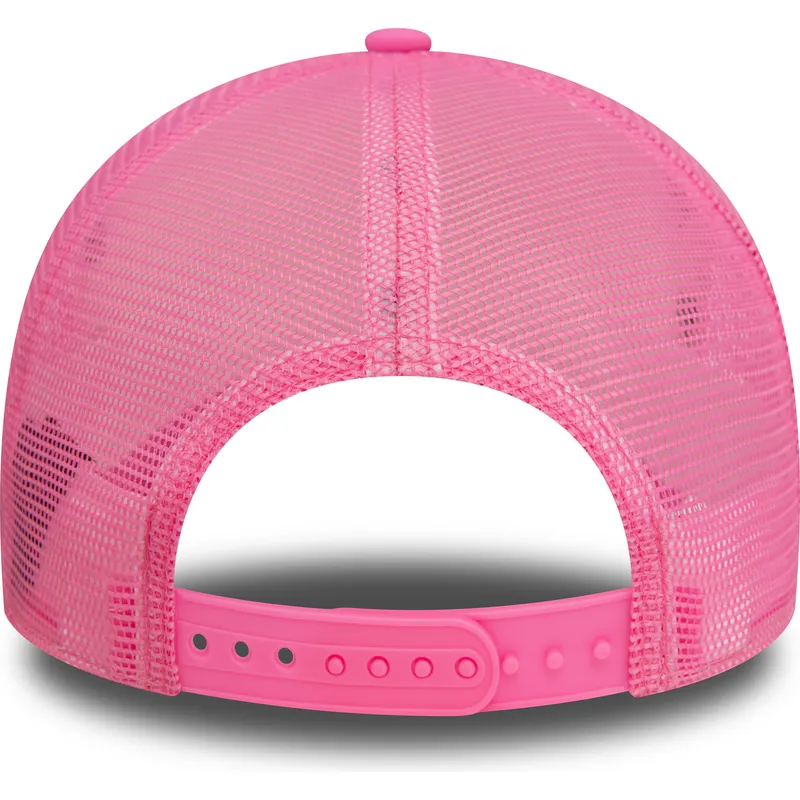 kasketter-buet-rosa-snapback-a-frame-foam-front-fra-florida-beach-club-af-new-era