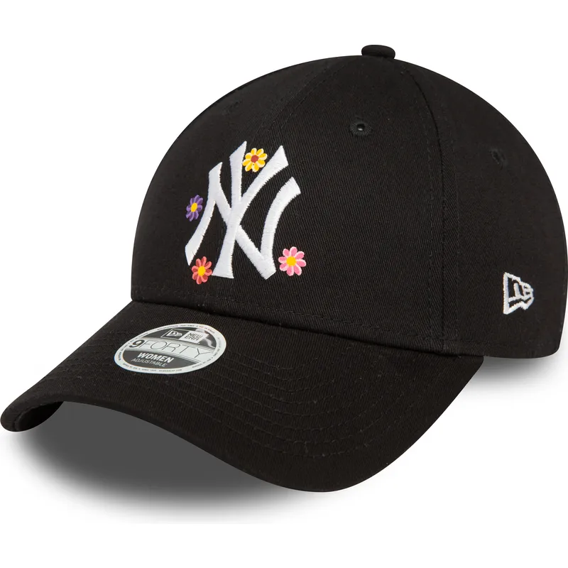 kasketter-buet-sort-justerbar-rem-9forty-flower-fra-new-york-yankees-mlb-af-new-era kasketter-buet-sort-justerbar-rem-9forty-flower-fra-new-york-yankees-mlb-af-new-era