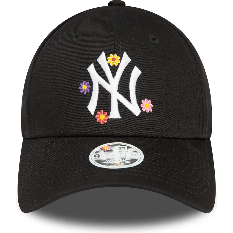 kasketter-buet-sort-justerbar-rem-9forty-flower-fra-new-york-yankees-mlb-af-new-era kasketter-buet-sort-justerbar-rem-9forty-flower-fra-new-york-yankees-mlb-af-new-era