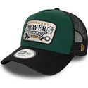 kasketter-buet-gron-snapback-a-frame-af-new-era