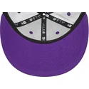 hvid-og-violet-flat-cap-snapback-9fifty-white-crown-fra-los-angeles-lakers-nba-fra-new-era