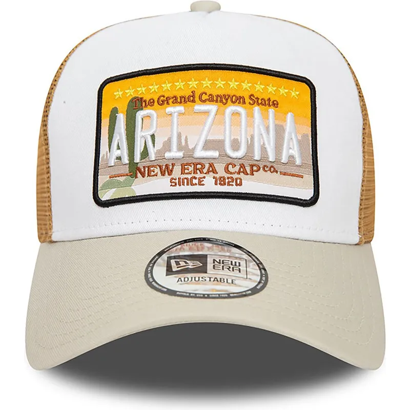 kasketter-buet-brun-snapback-a-frame-af-new-era