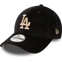kasketter-buet-sort-justerbar-rem-9forty-cord-fra-los-angeles-dodgers-mlb-af-new-era