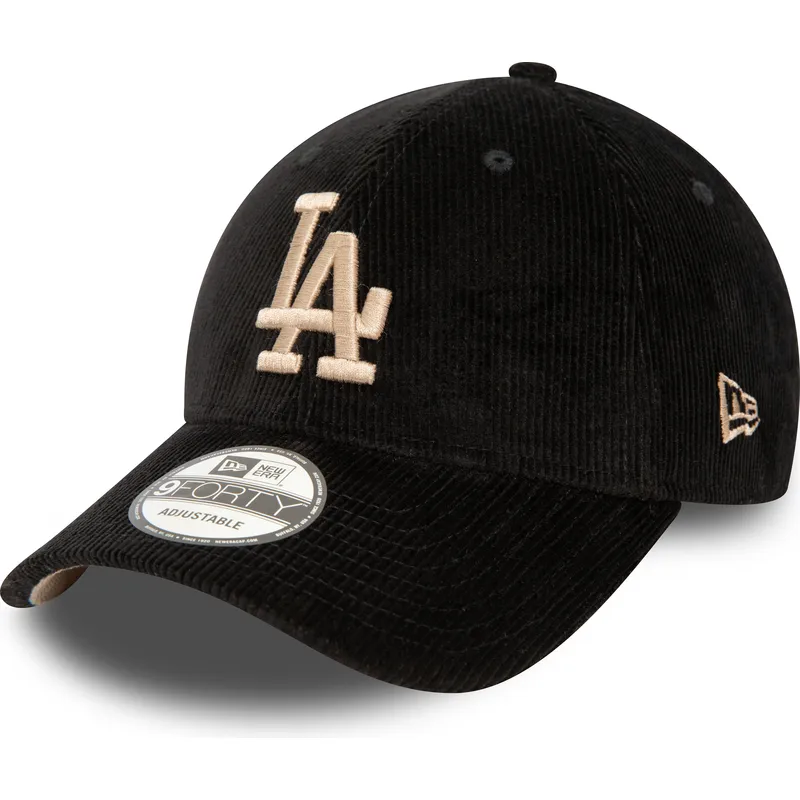 kasketter-buet-sort-justerbar-rem-9forty-cord-fra-los-angeles-dodgers-mlb-af-new-era kasketter-buet-sort-justerbar-rem-9forty-cord-fra-los-angeles-dodgers-mlb-af-new-era