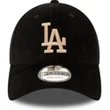 kasketter-buet-sort-justerbar-rem-9forty-cord-fra-los-angeles-dodgers-mlb-af-new-era