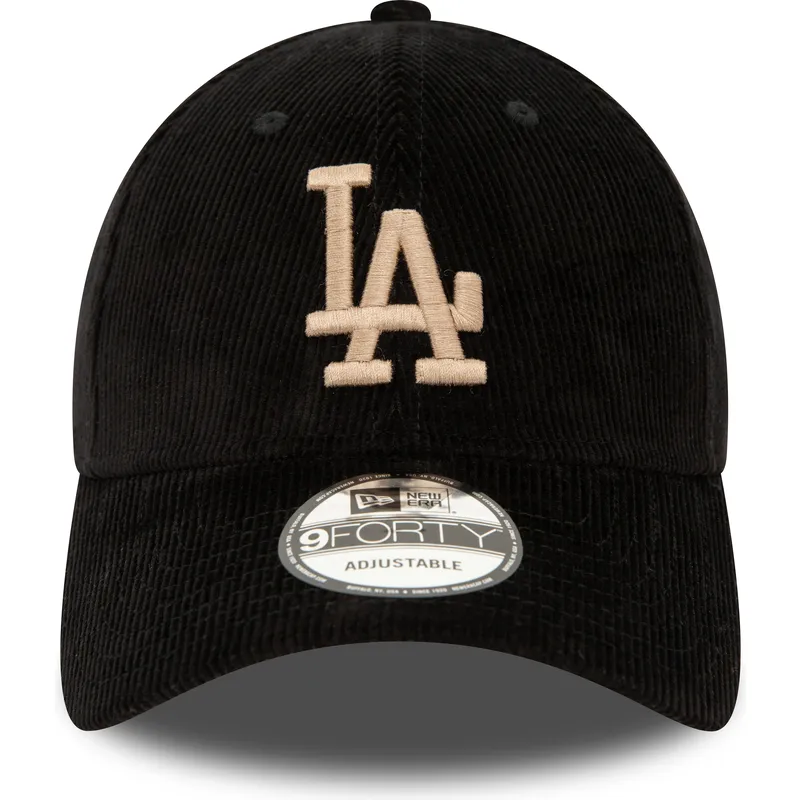 kasketter-buet-sort-justerbar-rem-9forty-cord-fra-los-angeles-dodgers-mlb-af-new-era kasketter-buet-sort-justerbar-rem-9forty-cord-fra-los-angeles-dodgers-mlb-af-new-era