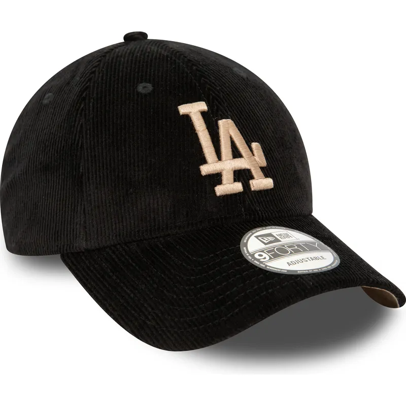 kasketter-buet-sort-justerbar-rem-9forty-cord-fra-los-angeles-dodgers-mlb-af-new-era kasketter-buet-sort-justerbar-rem-9forty-cord-fra-los-angeles-dodgers-mlb-af-new-era