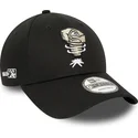 justerbar-sort-buet-kasket-9forty-minor-league-af-lansing-lugnuts-milb-fra-new-era