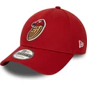 kasketter-buet-rod-justerbar-rem-9forty-minor-league-fra-modesto-nuts-milb-af-new-era