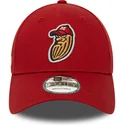 kasketter-buet-rod-justerbar-rem-9forty-minor-league-fra-modesto-nuts-milb-af-new-era