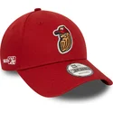 kasketter-buet-rod-justerbar-rem-9forty-minor-league-fra-modesto-nuts-milb-af-new-era