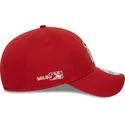 kasketter-buet-rod-justerbar-rem-9forty-minor-league-fra-modesto-nuts-milb-af-new-era