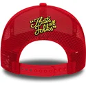 kasketter-buet-rod-snapback-a-frame-character-fra-pato-lucas-y-porky-pig-looney-tunes-af-new-era