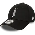 kasketter-buet-sort-justerbar-rem-9forty-character-fra-bugs-bunny-looney-tunes-af-new-era