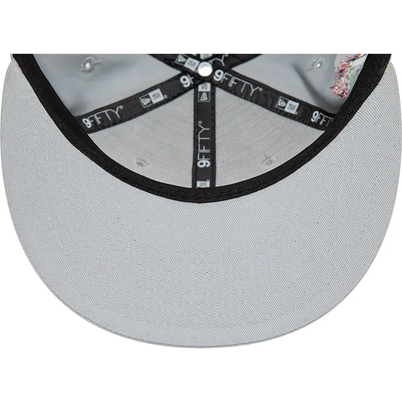 los-angeles-dodgers-mlb-new-era-gra-snapback-9fifty-flower-icon-flad-kasket