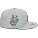 los-angeles-dodgers-mlb-new-era-gra-snapback-9fifty-flower-icon-flad-kasket
