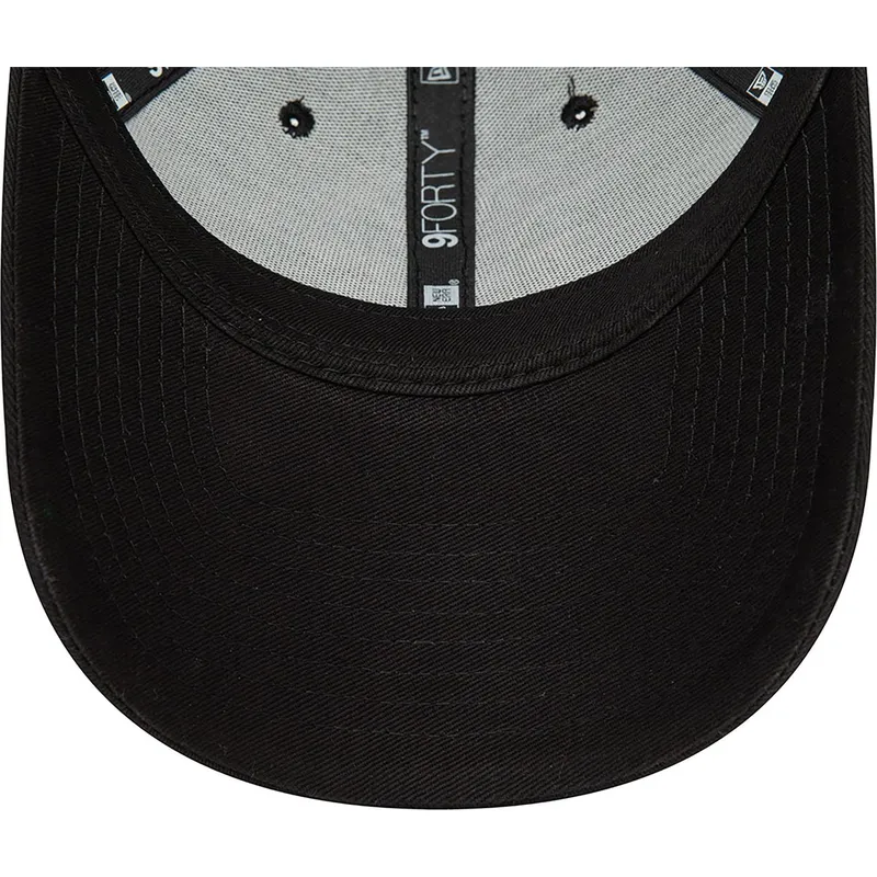 kasketter-buet-sort-justerbar-rem-9forty-flower-icon-fra-new-york-yankees-mlb-af-new-era
