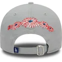 kasketter-buet-gra-justerbar-rem-9forty-flower-icon-fra-los-angeles-dodgers-mlb-af-new-era