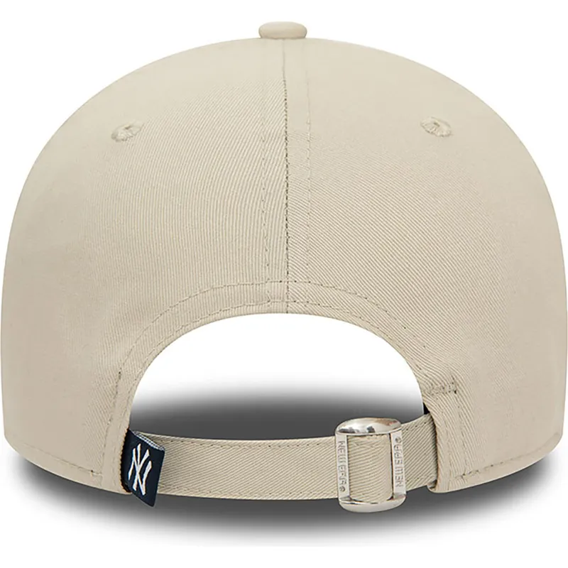 kasketter-buet-beige-justerbar-rem-9forty-food-character-fra-new-york-yankees-mlb-af-new-era