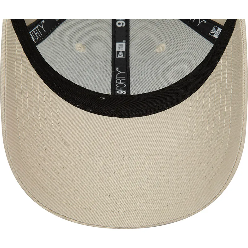 kasketter-buet-beige-justerbar-rem-9forty-food-character-fra-new-york-yankees-mlb-af-new-era