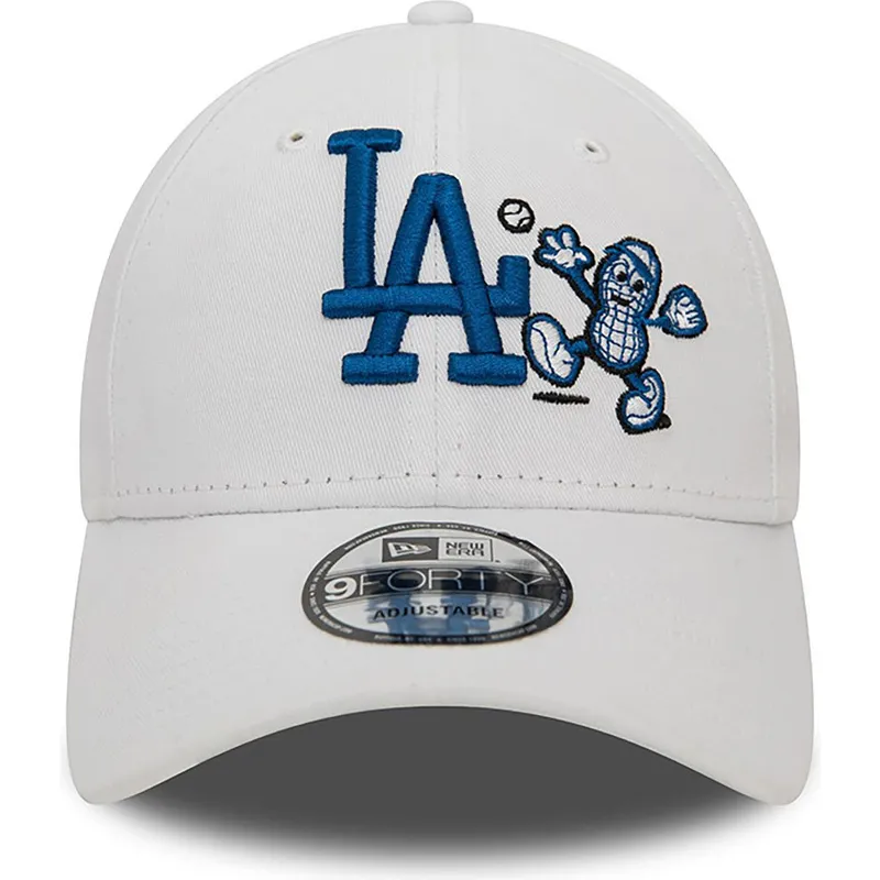 kasketter-buet-hvid-justerbar-rem-9forty-food-character-fra-los-angeles-dodgers-mlb-af-new-era kasketter-buet-hvid-justerbar-rem-9forty-food-character-fra-los-angeles-dodgers-mlb-af-new-era