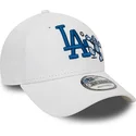 hvid-justerbar-9forty-food-character-kasket-med-buet-skygge-fra-los-angeles-dodgers-mlb-af-new-era