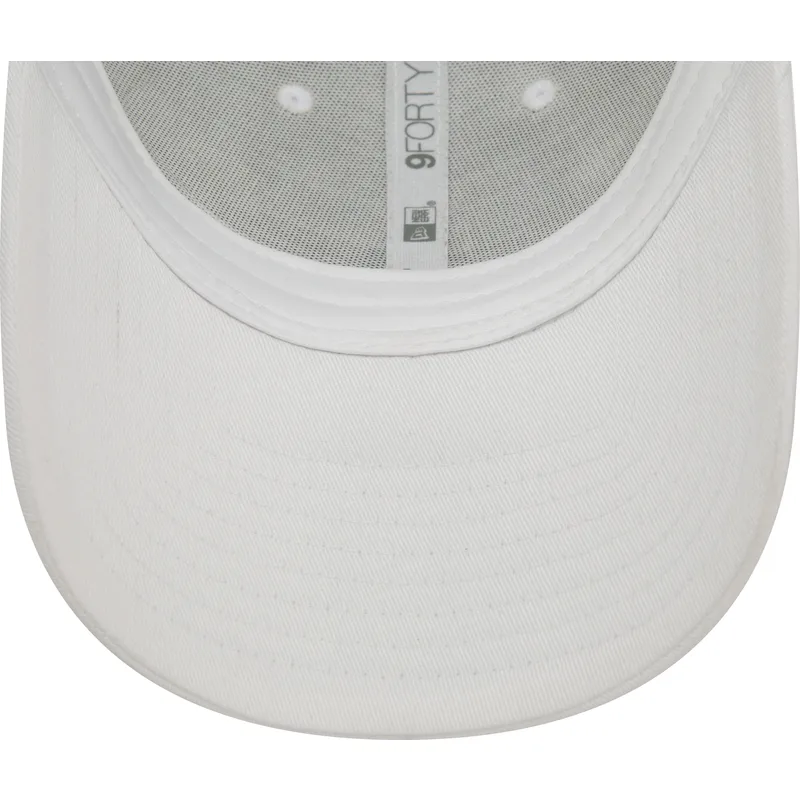 hvid-justerbar-9forty-home-field-trucker-kasket-fra-los-angeles-dodgers-mlb-fra-new-era