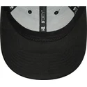 sort-justerbar-kasket-med-buet-skygge-og-rodt-logo-9forty-home-field-af-new-york-yankees-mlb-fra-new-era