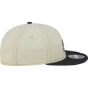new-era-new-york-yankees-mlb-9fifty-retro-crown-denim-justerbar-beige-og-marinebla-flad-kasket