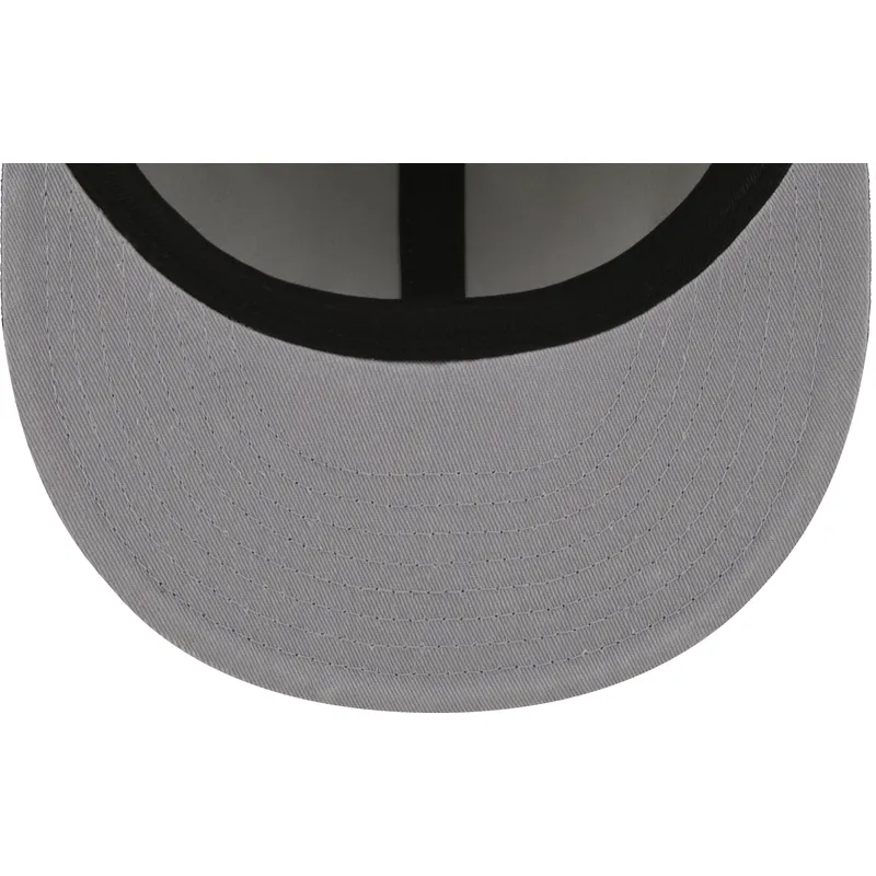 beige-og-sort-9fifty-retro-crown-denim-flad-kasket-fra-chicago-white-sox-mlb-fra-new-era