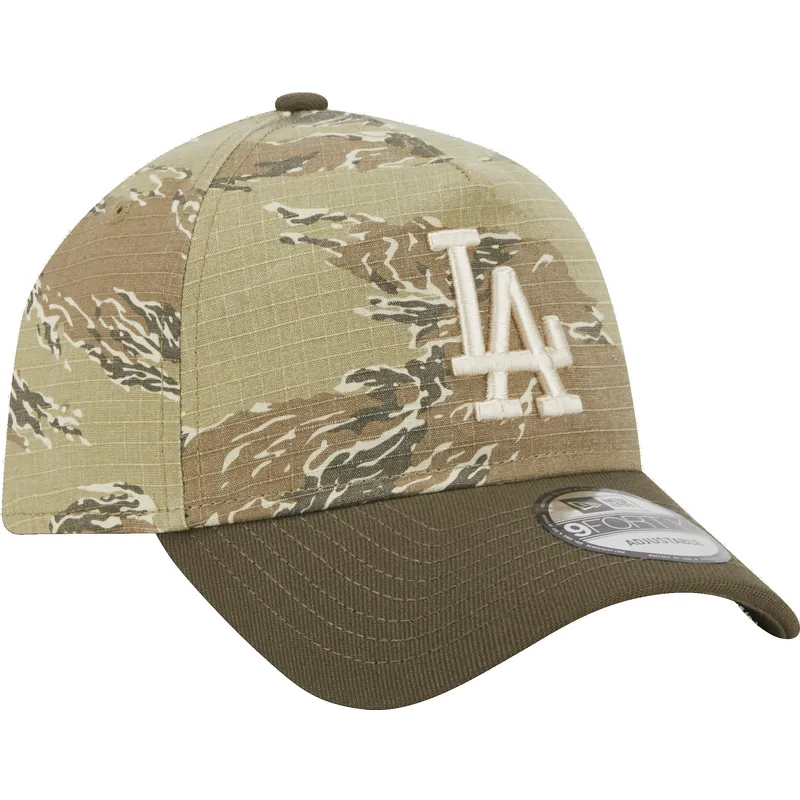 los-angeles-dodgers-mlb-new-era-9forty-a-frame-two-tone-tiger-camouflaged-snapback-kasket