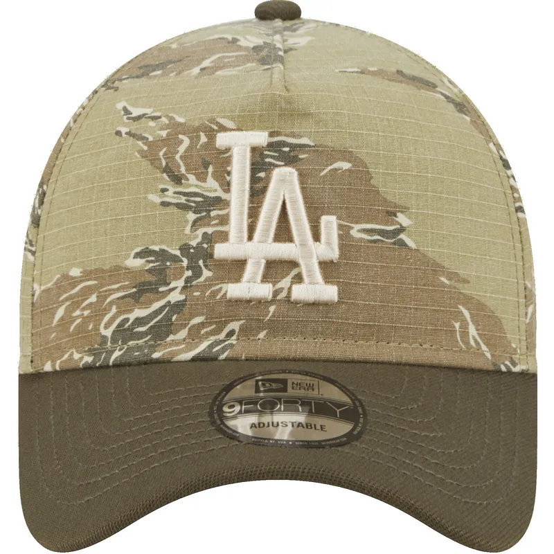 buet-kasket-camouflage-snapback-9forty-a-frame-two-tone-tiger-fra-los-angeles-dodgers-mlb-fra-new-era