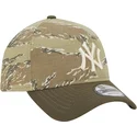 buet-kasket-camouflage-snapback-9forty-a-frame-two-tone-tiger-fra-new-york-yankees-mlb-fra-new-era