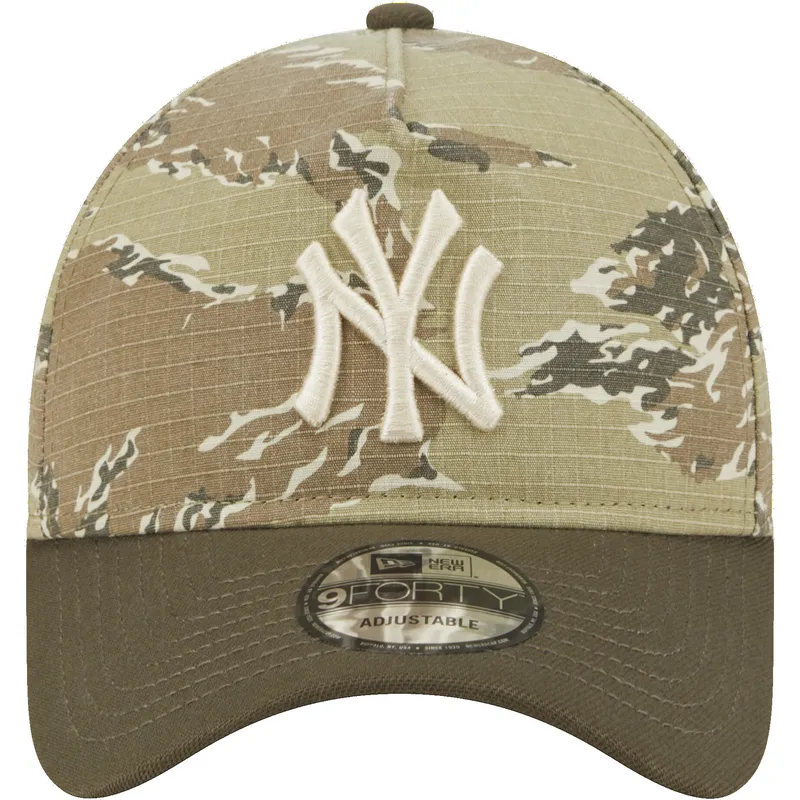 buet-kasket-camouflage-snapback-9forty-a-frame-two-tone-tiger-fra-new-york-yankees-mlb-fra-new-era