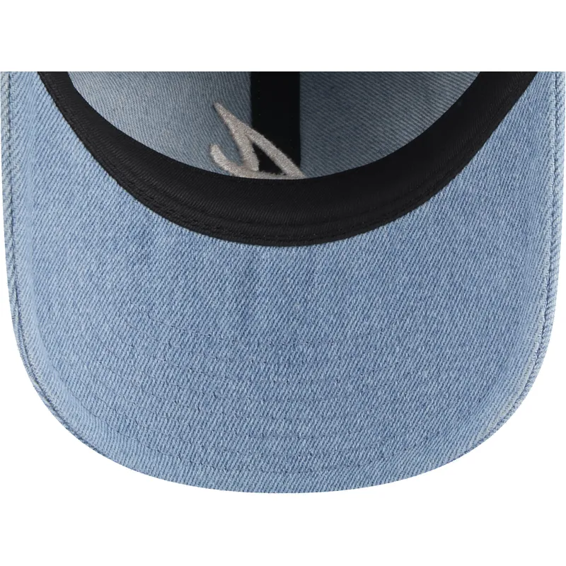 kasketter-buet-bla-justerbar-rem-9twenty-washed-denim-fra-atlanta-braves-mlb-af-new-era