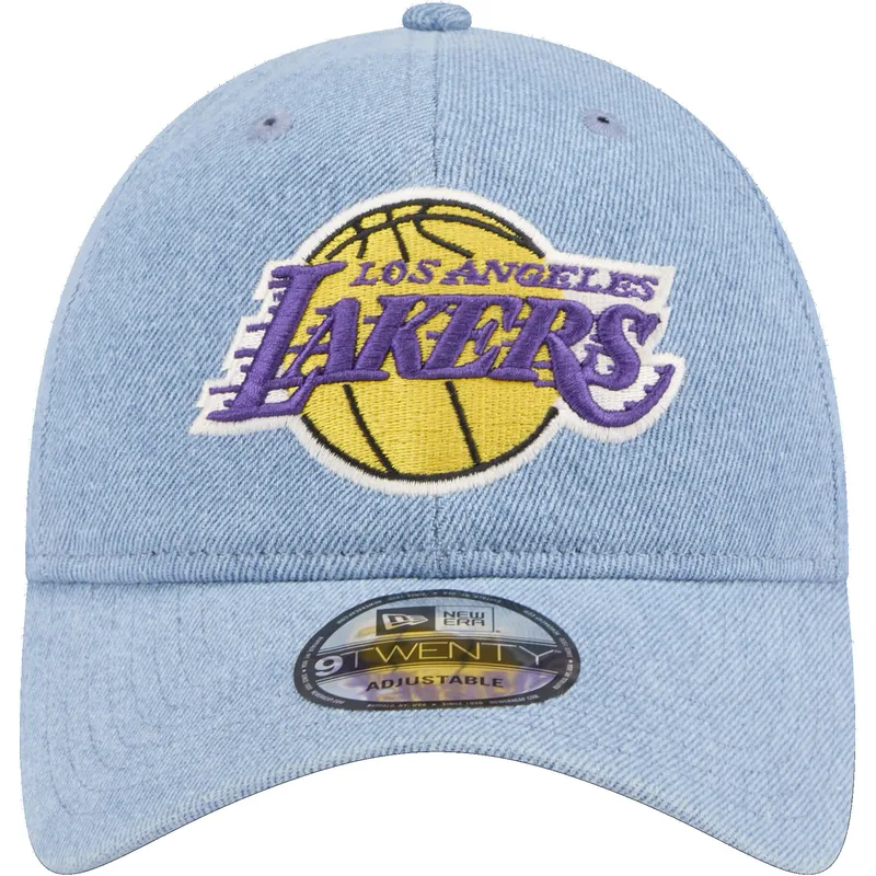 kasketter-buet-bla-justerbar-rem-9twenty-washed-denim-fra-los-angeles-lakers-nba-af-new-era kasketter-buet-bla-justerbar-rem-9twenty-washed-denim-fra-los-angeles-lakers-nba-af-new-era