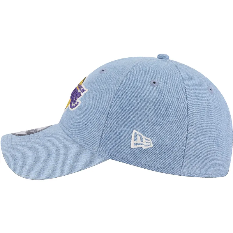 kasketter-buet-bla-justerbar-rem-9twenty-washed-denim-fra-los-angeles-lakers-nba-af-new-era kasketter-buet-bla-justerbar-rem-9twenty-washed-denim-fra-los-angeles-lakers-nba-af-new-era