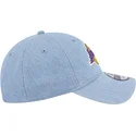 kasketter-buet-bla-justerbar-rem-9twenty-washed-denim-fra-los-angeles-lakers-nba-af-new-era