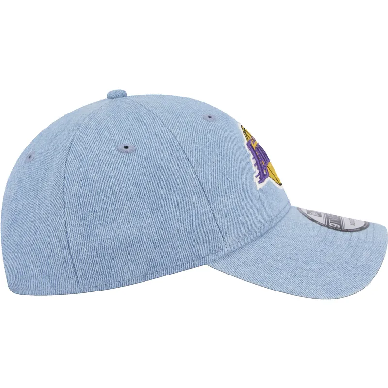 kasketter-buet-bla-justerbar-rem-9twenty-washed-denim-fra-los-angeles-lakers-nba-af-new-era kasketter-buet-bla-justerbar-rem-9twenty-washed-denim-fra-los-angeles-lakers-nba-af-new-era