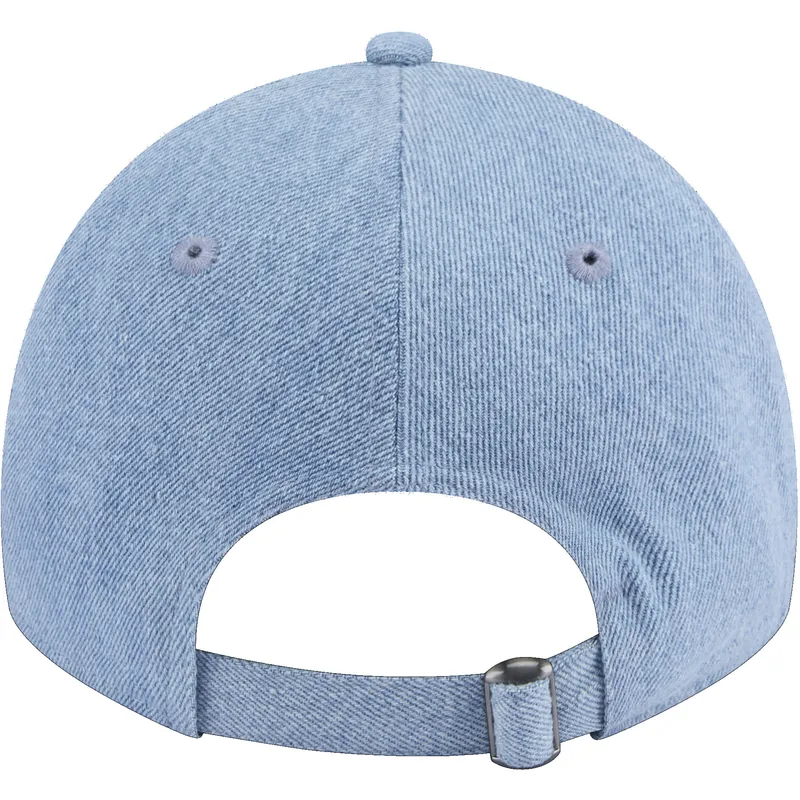 kasketter-buet-bla-justerbar-rem-9twenty-washed-denim-fra-new-york-yankees-mlb-af-new-era