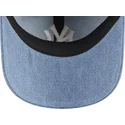 kasketter-buet-bla-justerbar-rem-9twenty-washed-denim-fra-new-york-yankees-mlb-af-new-era