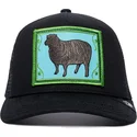 sort-trucker-kasket-far-ye-olde-sheep-the-farm-retro-classic-fra-goorin-bros