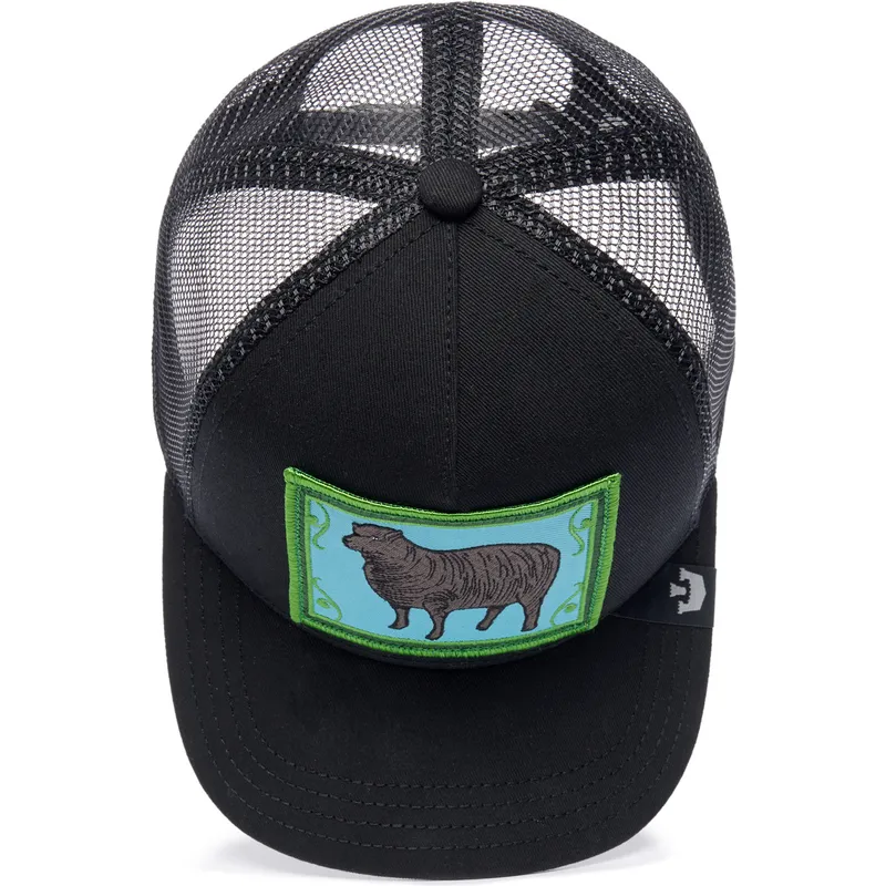kasketter-buet-sort-snapback-the-farm-af-goorin-bros