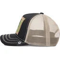 goorin-bros-sort-og-beige-trucker-kasket-med-hane-ye-olde-cock-the-farm-retro-classic