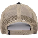 goorin-bros-sort-og-beige-trucker-kasket-med-hane-ye-olde-cock-the-farm-retro-classic