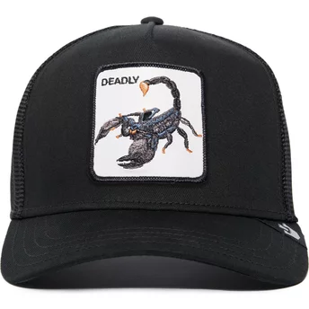 Goorin Bros. Scorpion Deadly The Farm Premium Black Trucker Hat