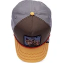snapback-kasket-med-buet-skygge-i-brun-gra-og-orange-lone-wolf-100-the-farm-all-over-canvas-fra-goorin-bros