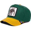 gron-og-gul-buet-snapback-kasket-elefant-extra-large-100-the-farm-all-over-canvas-fra-goorin-bros