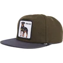 goorin-bros-bad-boy-top-dog-the-farm-flats-gron-og-bla-snapback-flad-kasket-med-rottweiler