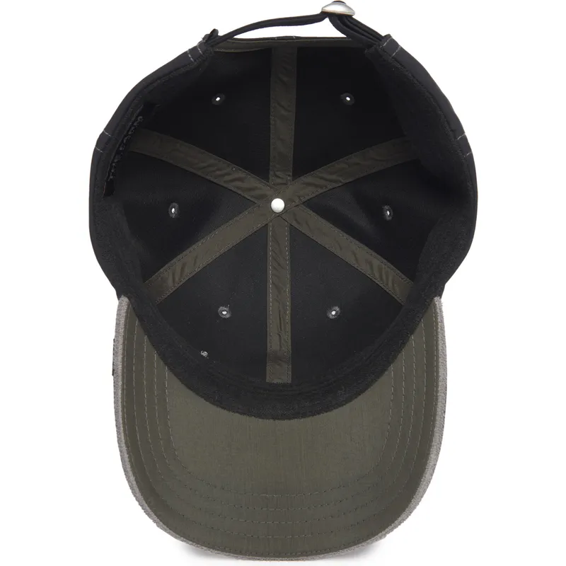 sort-justerbar-curved-cap-med-sommerfugl-long-live-the-queen-the-farm-lady-balls-fra-goorin-bros